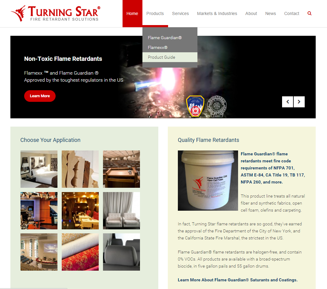 Web Redesign Process for Turning Star 